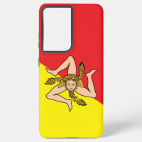 Samsung Galaxy S21 Ultra Case with Sicily flag