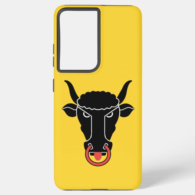 Samsung Galaxy S21 Ultra Case with Uri flag (Back)