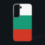 Samsung Galaxy S22 Case Flag of Bulgaria<br><div class="desc">Transform your Samsung Galaxy S22 with our exclusive phone cover featuring the flag of Bulgaria! Crafted with meticulous attention to detail, this phone cover proudly showcases the iconic design of the Bulgarian flag. The flag features three horizontal bands of white, green, and red, with the national coat of arms positioned...</div>