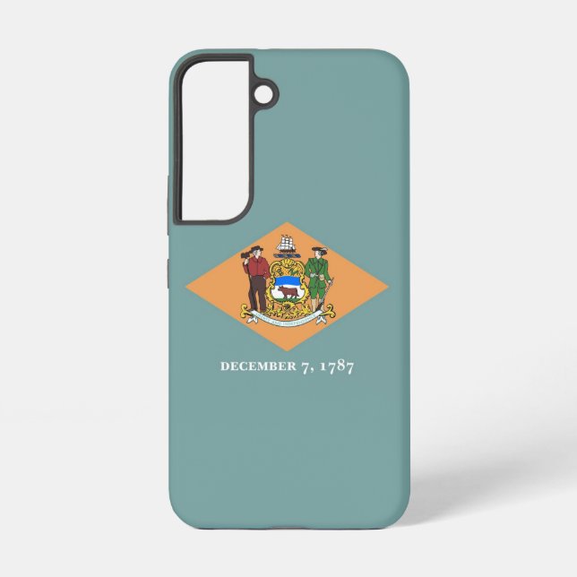 Samsung Galaxy S22 Case Flag of Delaware (Back)
