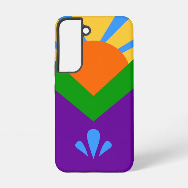 Samsung Galaxy S22 Case Flag of Manitou Springs (Back)