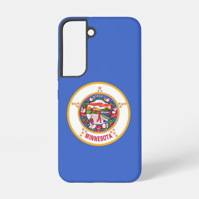 Samsung Galaxy S22 Case Flag of Minnesota (Back)