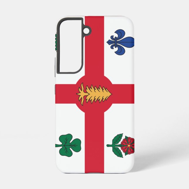 Samsung Galaxy S22 Case Flag of Montreal (Back)