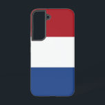 Samsung Galaxy S22 Case Flag of Netherlands<br><div class="desc">Introducing our Samsung Galaxy S22 cover featuring the flag of the Netherlands, designed to blend protection with a celebration of Dutch heritage. Crafted with meticulous attention to detail, this cover proudly displays the iconic tricolor of red, white, and blue, symbolizing the Netherlands' history, culture, and national identity. Whether you're commuting,...</div>