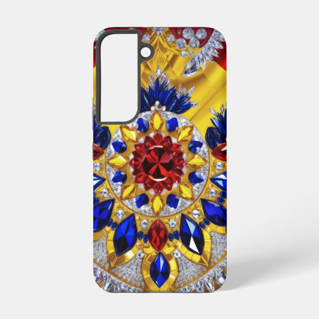 Samsung Galaxy S22 Case with Romanian Colours (Back)