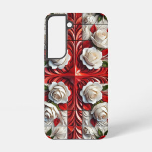 Samsung Galaxy S22 Coque avec Rose anglais