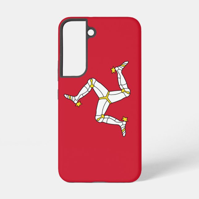 Samsung Galaxy S22 Coque Drapeau de l'île de Man (Verso)