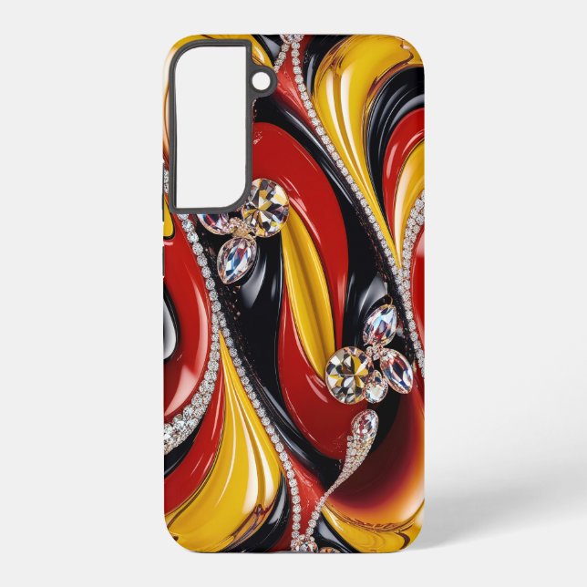 Samsung Galaxy S22 Plus Case Belgian Colours (Back)