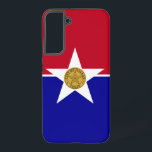 Samsung Galaxy S22 Plus Case Flag of  Dallas<br><div class="desc">Enhance your Samsung Galaxy S22 Plus with our exclusive phone cover featuring the official flag of Dallas! Crafted with meticulous attention to detail, this phone cover proudly displays the flag of Dallas, symbolizing the city's rich history and cultural identity. The flag features a blue field with a white star in...</div>