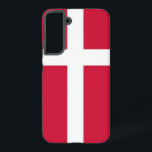 Samsung Galaxy S22 Plus Case Flag of Denmark<br><div class="desc">Add a touch of Danish pride and elegance to your Samsung Galaxy S22 Plus with our exclusive phone cover featuring the flag of Denmark! Crafted with meticulous attention to detail, this phone cover proudly displays the iconic design of the Danish flag, featuring a red background with a white Scandinavian cross....</div>
