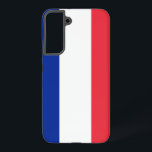 Samsung Galaxy S22 Plus Case Flag of France<br><div class="desc">Transform your Samsung Galaxy S22 Plus into a symbol of French pride with our exclusive cover featuring the flag of France! Crafted with meticulous attention to detail, this cover proudly showcases the iconic design of the French flag. The flag features three vertical stripes of blue, white, and red, symbolizing liberty,...</div>