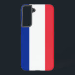 Samsung Galaxy S22 Plus Case Flag of France<br><div class="desc">Transform your Samsung Galaxy S22 Plus into a symbol of French pride with our exclusive cover featuring the flag of France! Crafted with meticulous attention to detail, this cover proudly showcases the iconic design of the French flag. The flag features three vertical stripes of blue, white, and red, symbolizing liberty,...</div>