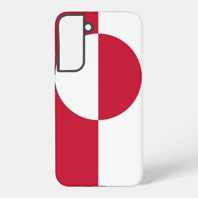 Samsung Galaxy S22 Plus Case Flag of Greenland (Back)