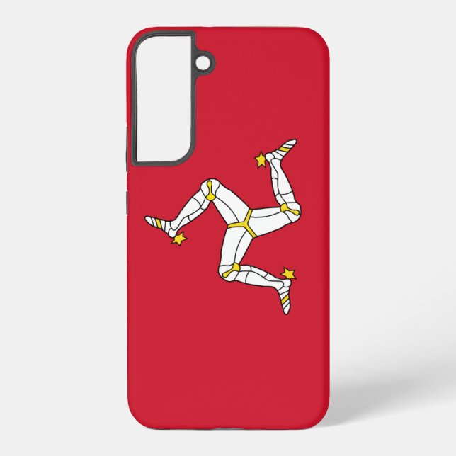 Samsung Galaxy S22 Plus Case Flag of Isle of Man (Back)