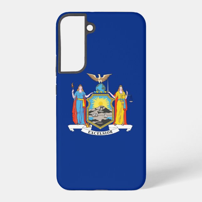 Samsung Galaxy S22 Plus Case Flag of New York (Back)