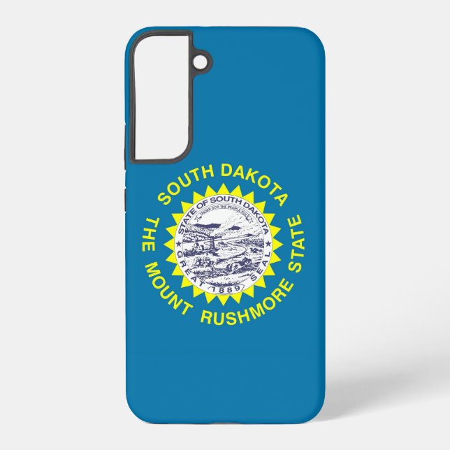 Samsung Galaxy S22 Plus Case Flag South Dakota (Back)
