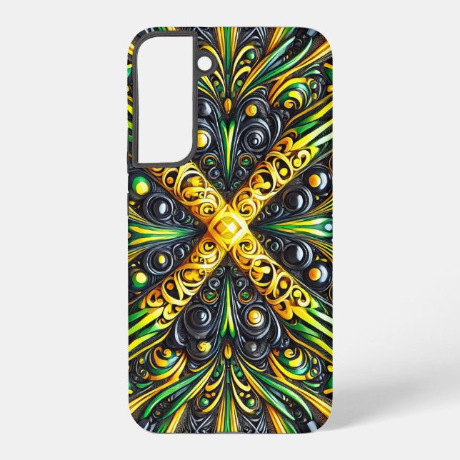 Samsung Galaxy S22 Plus Case Jamaican Colours (Back)