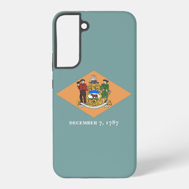Samsung Galaxy S22 Plus Coque Drapeau du Delaware (Verso)