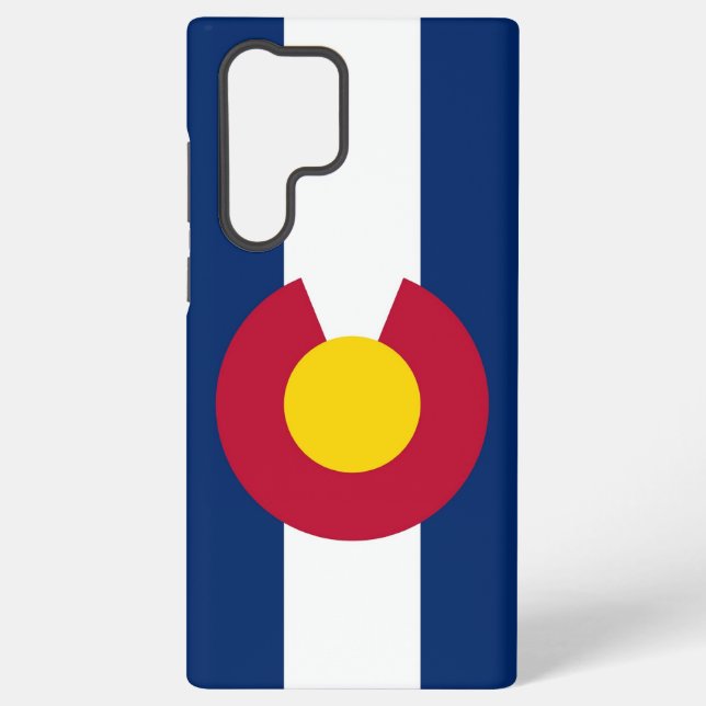 Samsung Galaxy S22 Ultra Case Flag of Colorado (Back)
