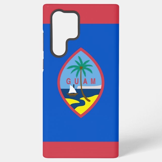 Samsung Galaxy S22 Ultra Case Flag of Guam (Back)
