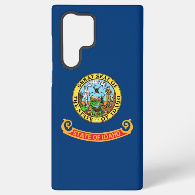Samsung Galaxy S22 Ultra Case Flag of Idaho (Back)