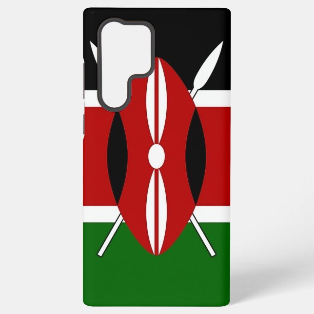 Samsung Galaxy S22 Ultra Case Flag of Kenya (Back)