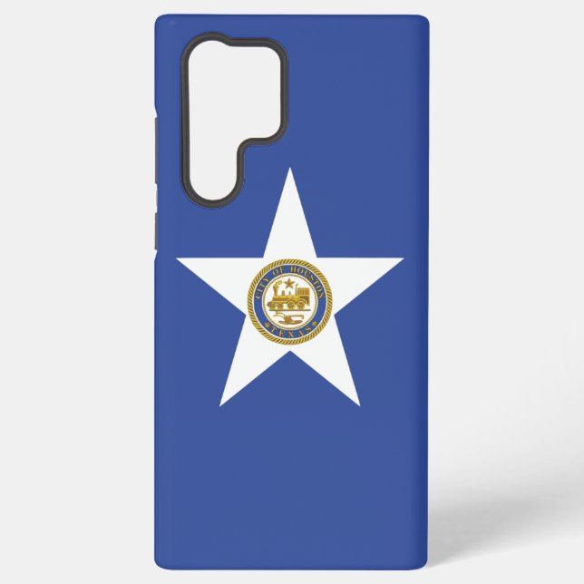 Samsung Galaxy S22 Ultra Case Houston flag (Back)