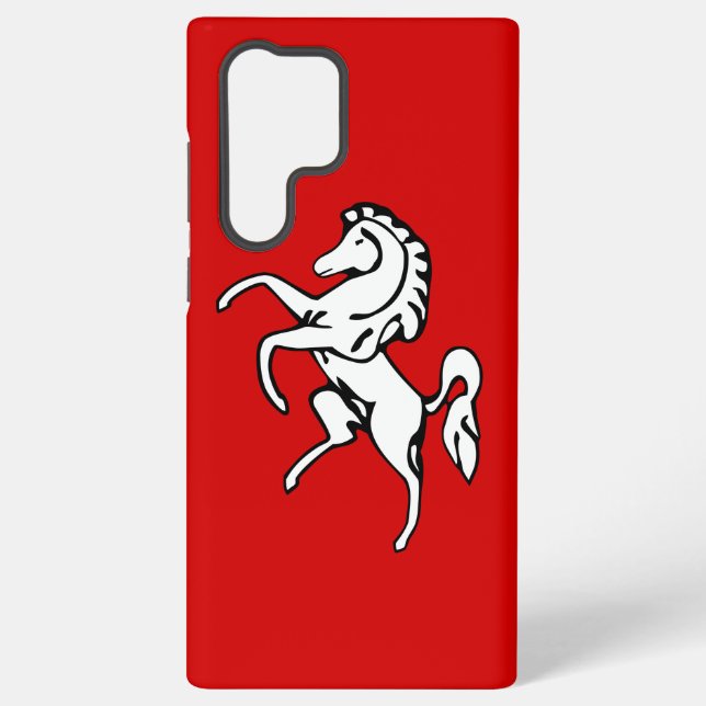 Samsung Galaxy S22 Ultra Case, Kent County flag Case (Back)