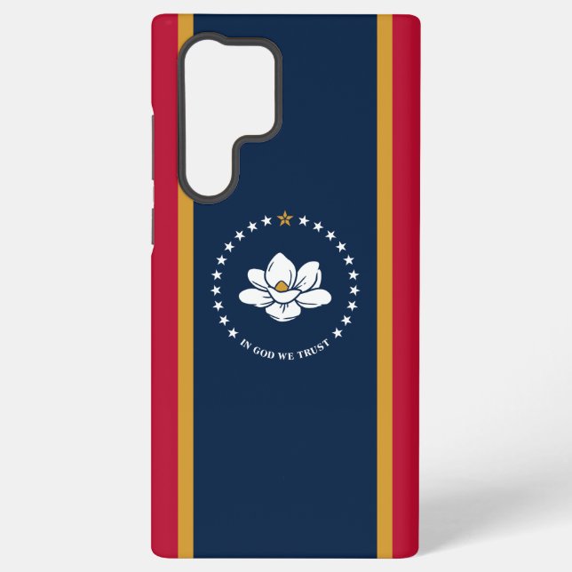 Samsung Galaxy S22 Ultra Case, Mississippi flag Samsung Galaxy S22 Ultra Case (Back)