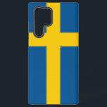 Samsung Galaxy S22 Ultra Case Sweden flag<br><div class="desc">Introducing our Samsung Galaxy S22 Ultra cover featuring the flag of Sweden, designed to blend protection with a celebration of Swedish heritage! Crafted with meticulous attention to detail, this cover proudly displays the iconic yellow cross on a blue background of the Swedish flag, symbolizing the nation's history, culture, and values....</div>