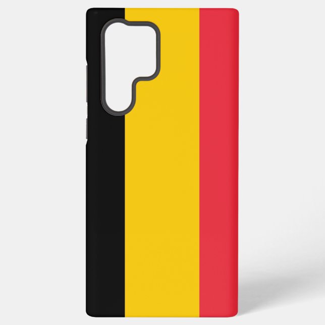 Samsung Galaxy S22 Ultra Case with Belgium flag (Back)
