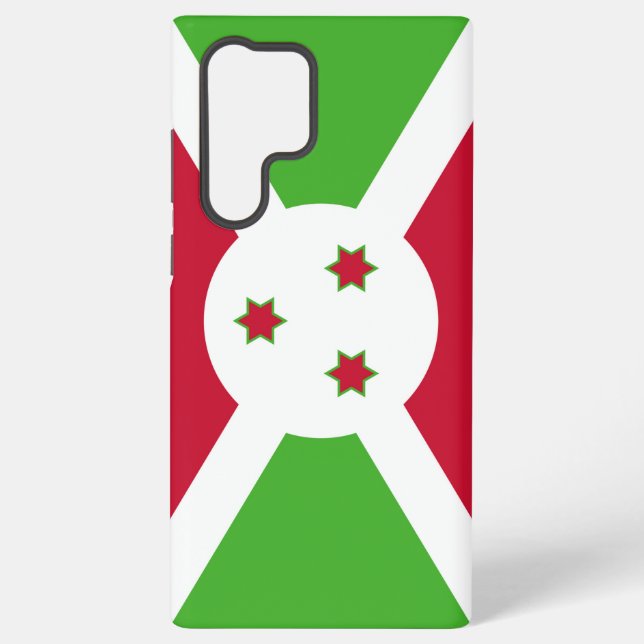 Samsung Galaxy S22 Ultra Case with Burundi flag (Back)