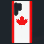 Samsung Galaxy S22 Ultra Case with Canada flag<br><div class="desc">Enhance your Samsung Galaxy S22 Ultra with our exclusive phone cover featuring the flag of Canada! Crafted with meticulous attention to detail, this phone cover proudly showcases the iconic design of the Canadian flag. The flag features a red field with a white square at its centre, containing a stylized red...</div>