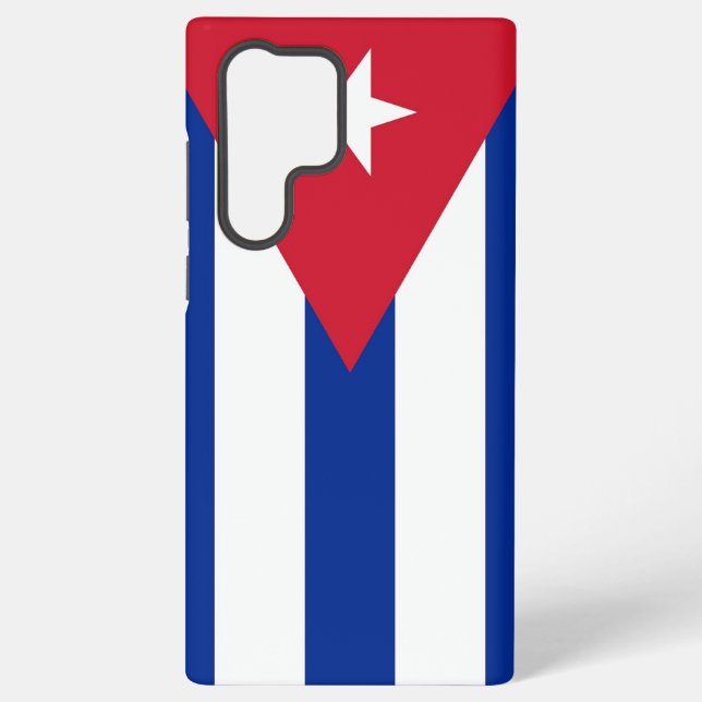 Samsung Galaxy S22 Ultra Case with Cuba flag (Back)