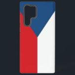 Samsung Galaxy S22 Ultra Case with Czechia flag<br><div class="desc">Add a touch of Czech pride to your device with our exclusive Samsung Galaxy S22 Ultra case featuring the flag of Czechia! Crafted with meticulous attention to detail, this phone case is more than just a protective accessory; it’s a celebration of Czech heritage and cultural pride. The vibrant design prominently...</div>