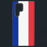 Samsung Galaxy S22 Ultra Case with France flag<br><div class="desc">Transform your Samsung Galaxy S22 Ultra into a symbol of French pride with our exclusive cover featuring the flag of France! Crafted with meticulous attention to detail, this cover proudly showcases the iconic design of the French flag. The flag features three vertical stripes of blue, white, and red, symbolizing liberty,...</div>