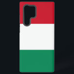 Samsung Galaxy S22 Ultra Case with Hungary flag<br><div class="desc">Add a touch of Hungarian pride to your Samsung Galaxy S22 Ultra with our exclusive cover featuring the flag of Hungary! Crafted with meticulous attention to detail, this cover celebrates Hungarian heritage and cultural richness. The design proudly showcases the iconic tricolor pattern of red, white, and green horizontal stripes, symbolizing...</div>
