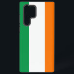 Samsung Galaxy S22 Ultra Case with Ireland flag<br><div class="desc">Add a touch of Irish pride to your Samsung Galaxy S22 Ultra with our exclusive cover featuring the flag of Ireland! Crafted with meticulous attention to detail, this cover is more than just a protective accessory; it's a celebration of Irish heritage and cultural richness. The design proudly showcases the iconic...</div>