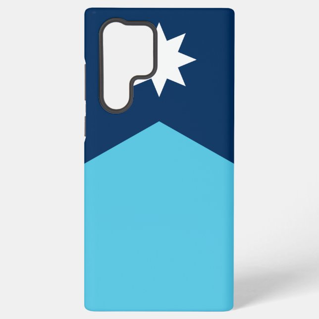 Samsung Galaxy S22 Ultra Case with Minnesota flag (Back)