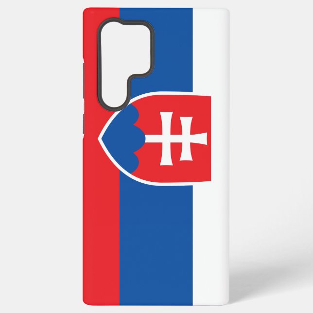 Samsung Galaxy S22 Ultra Case with Slovakia flag (Back)