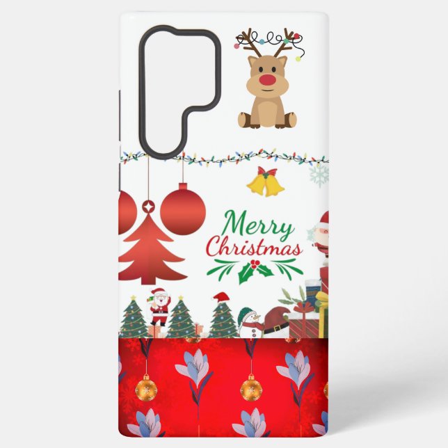 Samsung Galaxy S22 ULTRA Christmas Featured Case (Back)