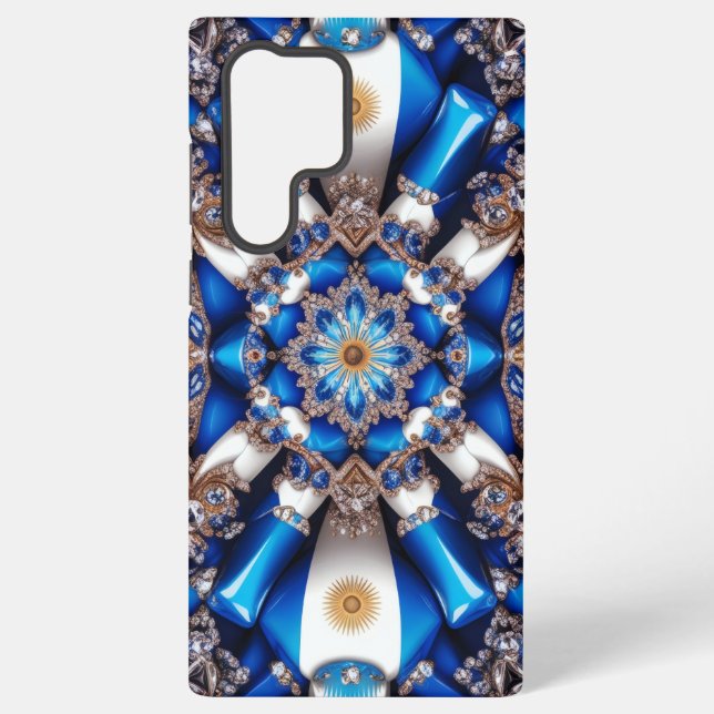 Samsung Galaxy S22 Ultra Coque Couleurs argentines (Verso)