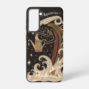  Samsung Phone Case Aquarius Celestial Zodiac