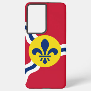 Samsung S21 Plus Case flag of St. Louis, Missouri