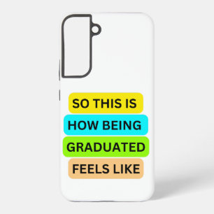 Samsung S22 white phone case SO_THIS_IS_HOW_BEING