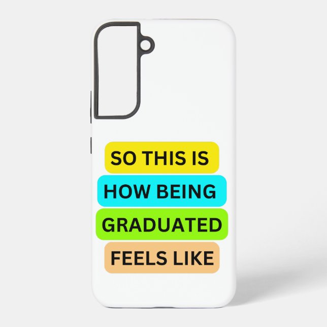 Samsung S22 white phone case  SO_THIS_IS_HOW_BEING (Back)