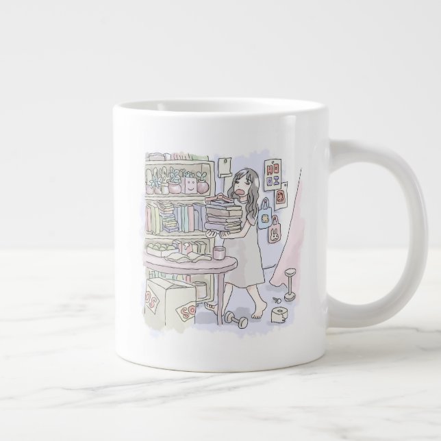 Samu Goji Large Coffee Mug (Right)