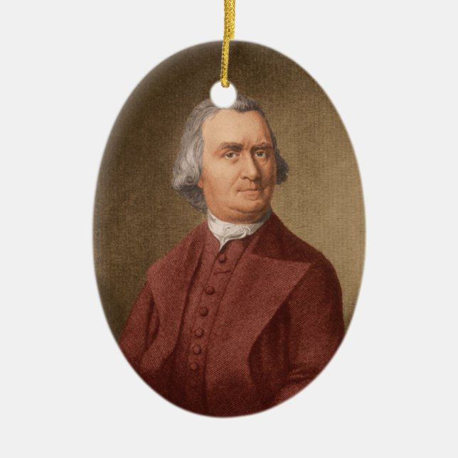 Samuel Adams Ceramic Ornament (Front)