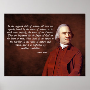 Samuel Adams God Poster
