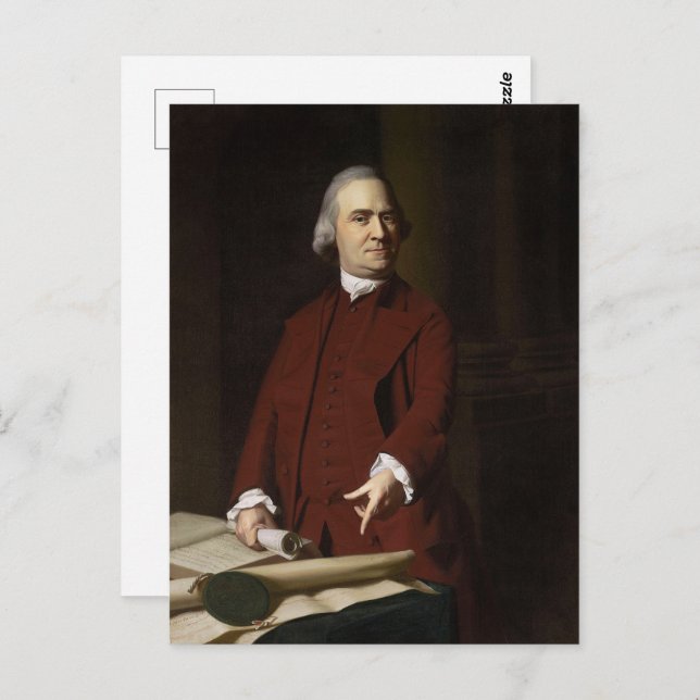 Samuel Adams Postcard (Front/Back)